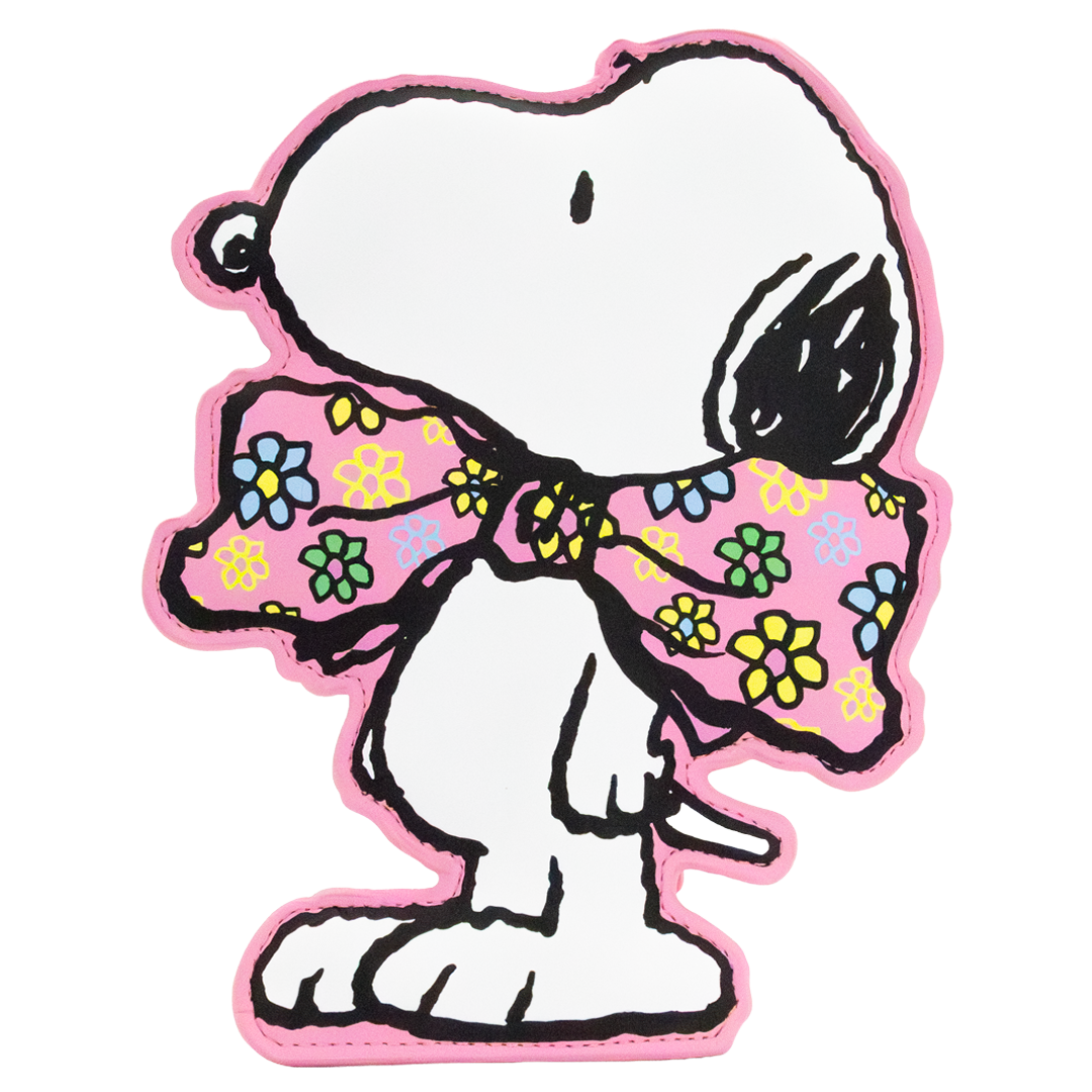 Peanuts Sherbet Spring Snoopy Floral Oversized Bag Charm image 1