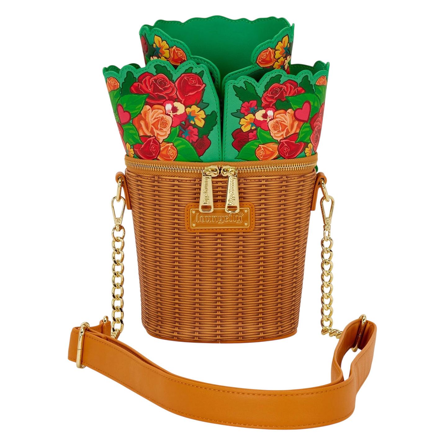 Loungefly Flower Basket Figural Crossbody image 2