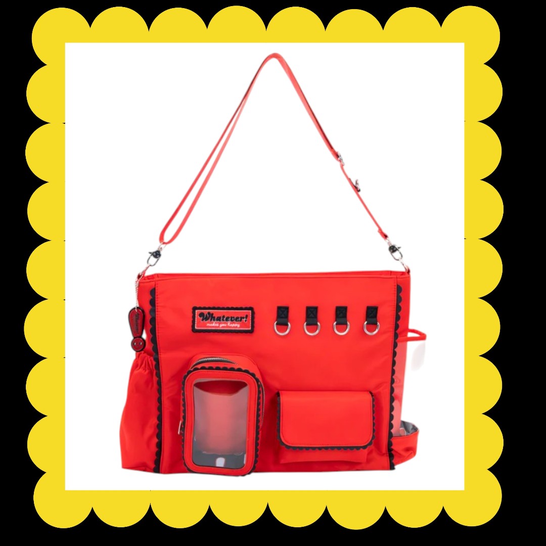 Whatever! Makes You Happy Red Emotional Support Trinket Bag image 0