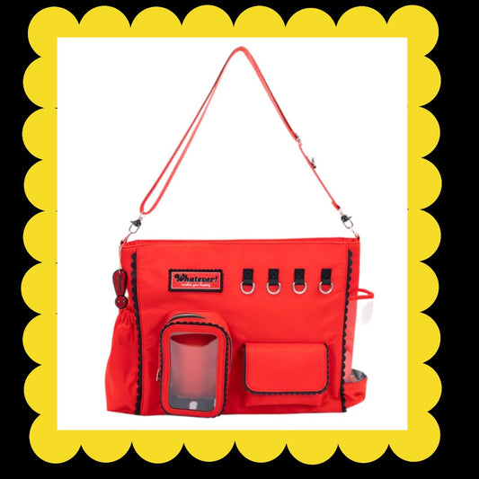 Whatever! Makes You Happy Red Emotional Support Trinket Bag image 0