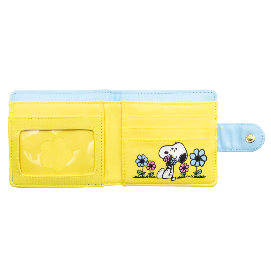 Peanuts Sherbet Spring Padded Nylon Bi-Fold Wallet image 3