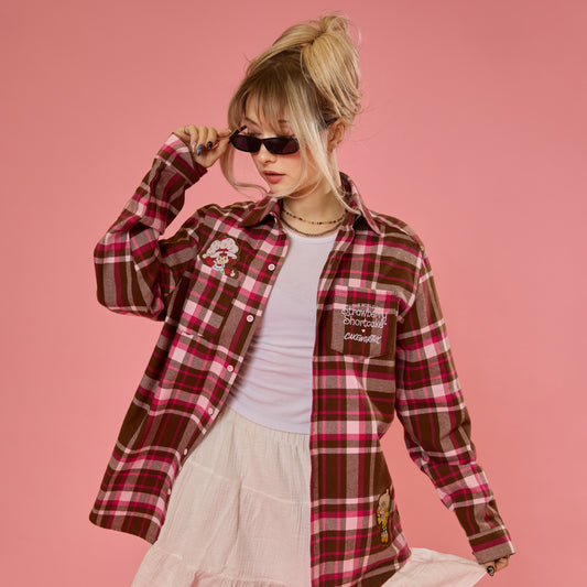 Strawberry Shortcake Patch Flannel image 0