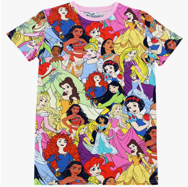 Disney Princess AOP T-Shirt image 1