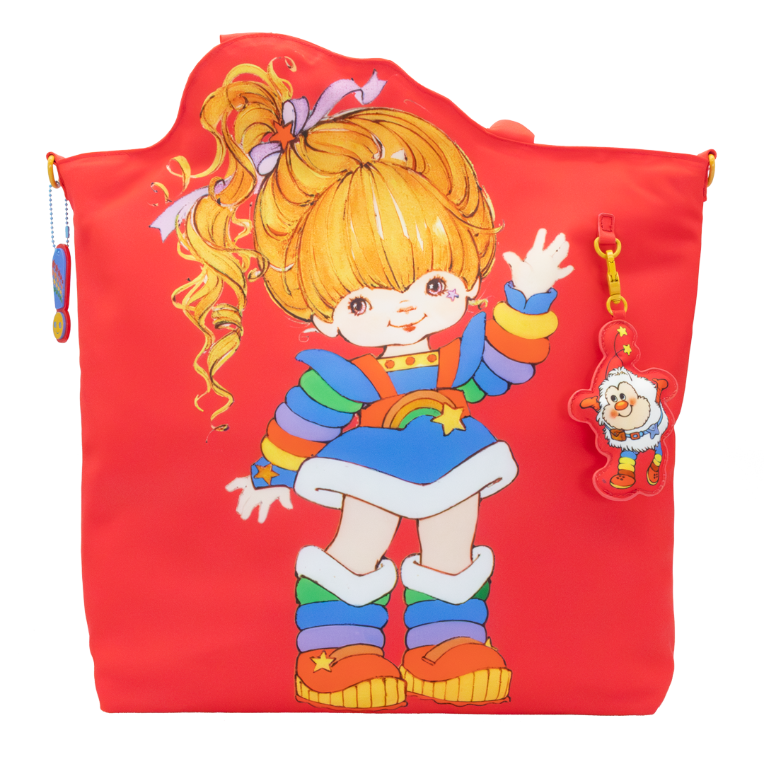 Rainbow Brite Puffy Nylon Die Cut Tote Bag image 1