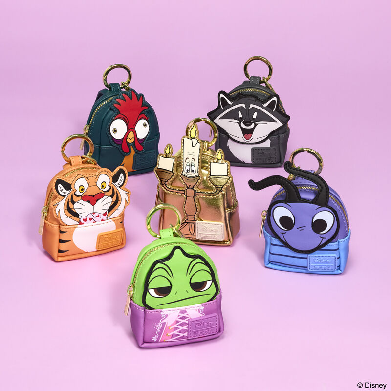Disney Princess Sidekicks Cosplay Mystery Mini Backpack Keychain Charm image 1
