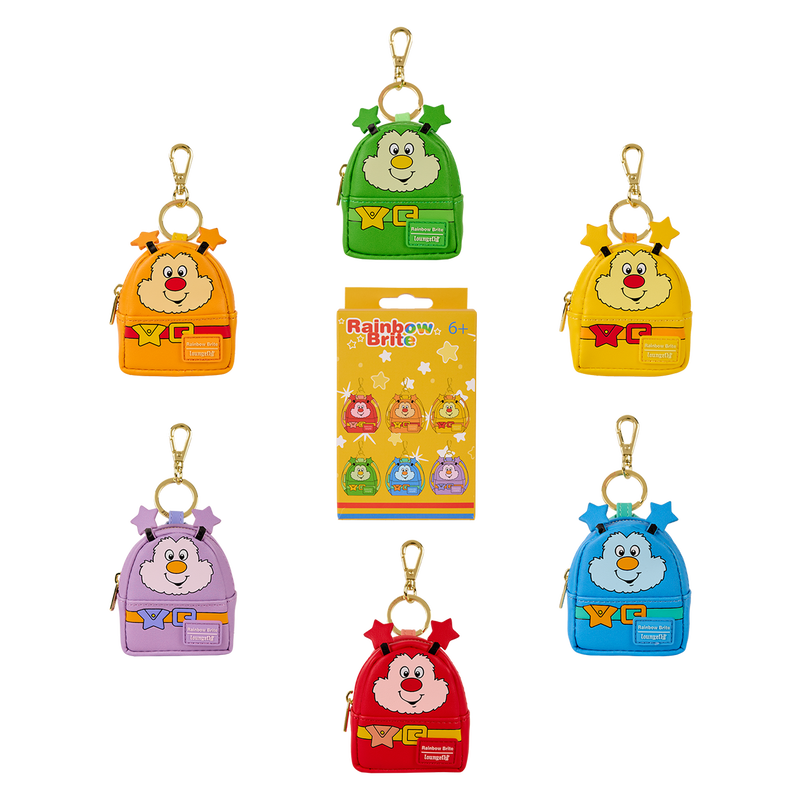 Rainbow Brite™ Rainbow Sprites Cosplay Mystery Mini Backpack Keychain Charm image 0