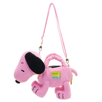 Peanuts Sherbet Spring Snoopy Figural Corduroy Crossbody Bag image 5