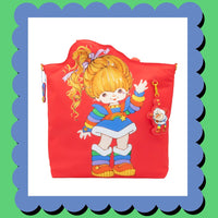 Rainbow Brite Puffy Nylon Die Cut Tote Bag image 0