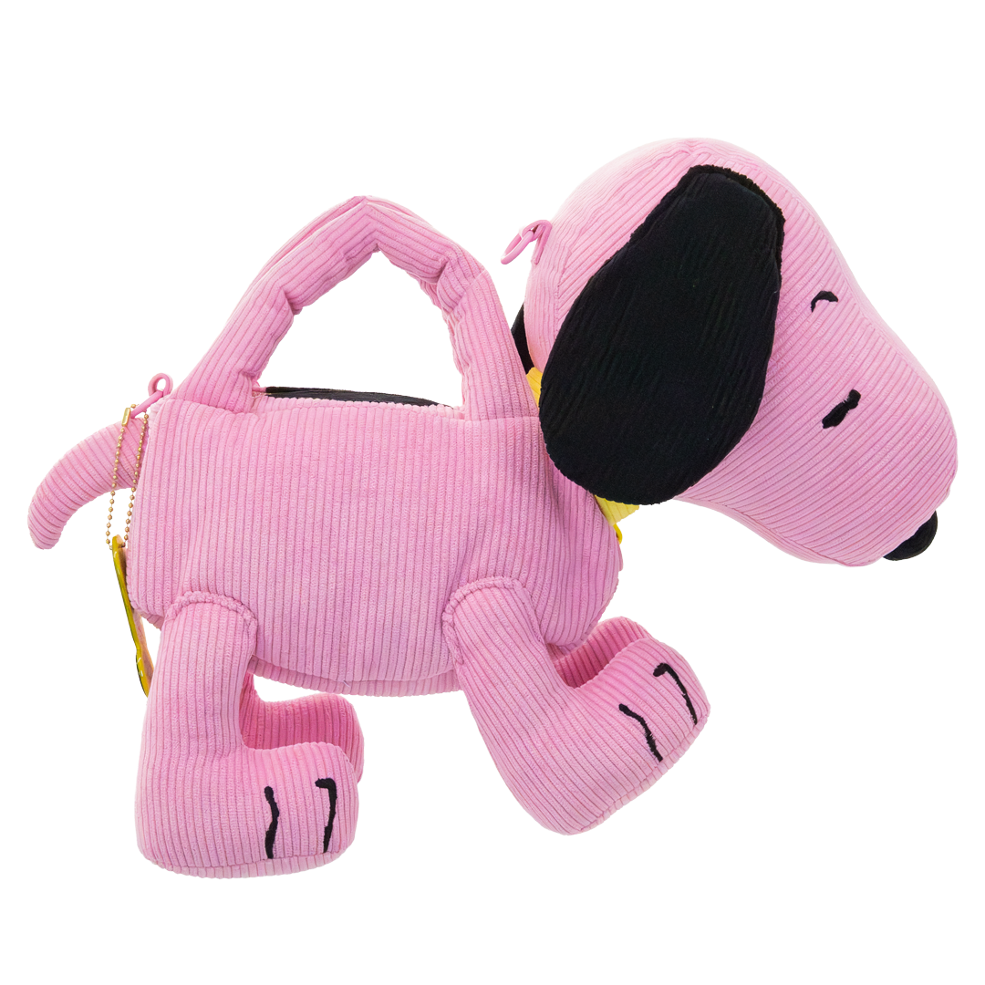 Peanuts Sherbet Spring Snoopy Figural Corduroy Crossbody Bag image 1
