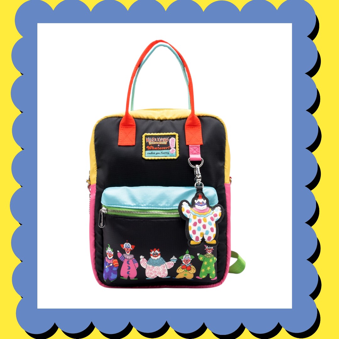 Killer Klowns From Outer Space Reversible & Convertible Square Bag with Fatso Ch image 0
