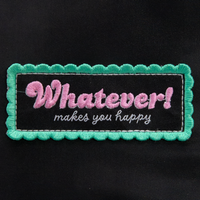 Whatever! Makes You Happy Emotional Support Trinket Tote Bag image 9