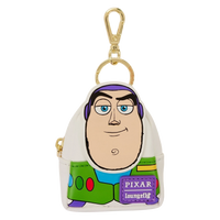 Cards & Comics Connection Loungefly Toy Story Buzz Lightyear faux leather mini backpack keychain charm