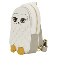 Cards & Comics Connection Loungefly Harry Potter Hedwig white owl sling crossbody bag with scalloped applique details