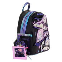 Cards & Comics Connection KPop Demon Hunters HUNTR/X mini backpack with iridescent character appliques and charms
