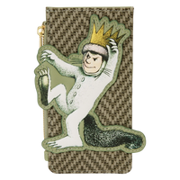 Cards & Comics Connection Where the Wild Things Are Max faux leather card holder with textured weave and applique