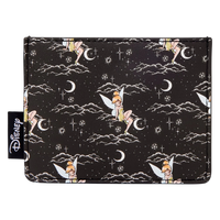 Cards & Comics Connection Disney Tinker Bell polyurethane card holder with a black night sky and fairy print
