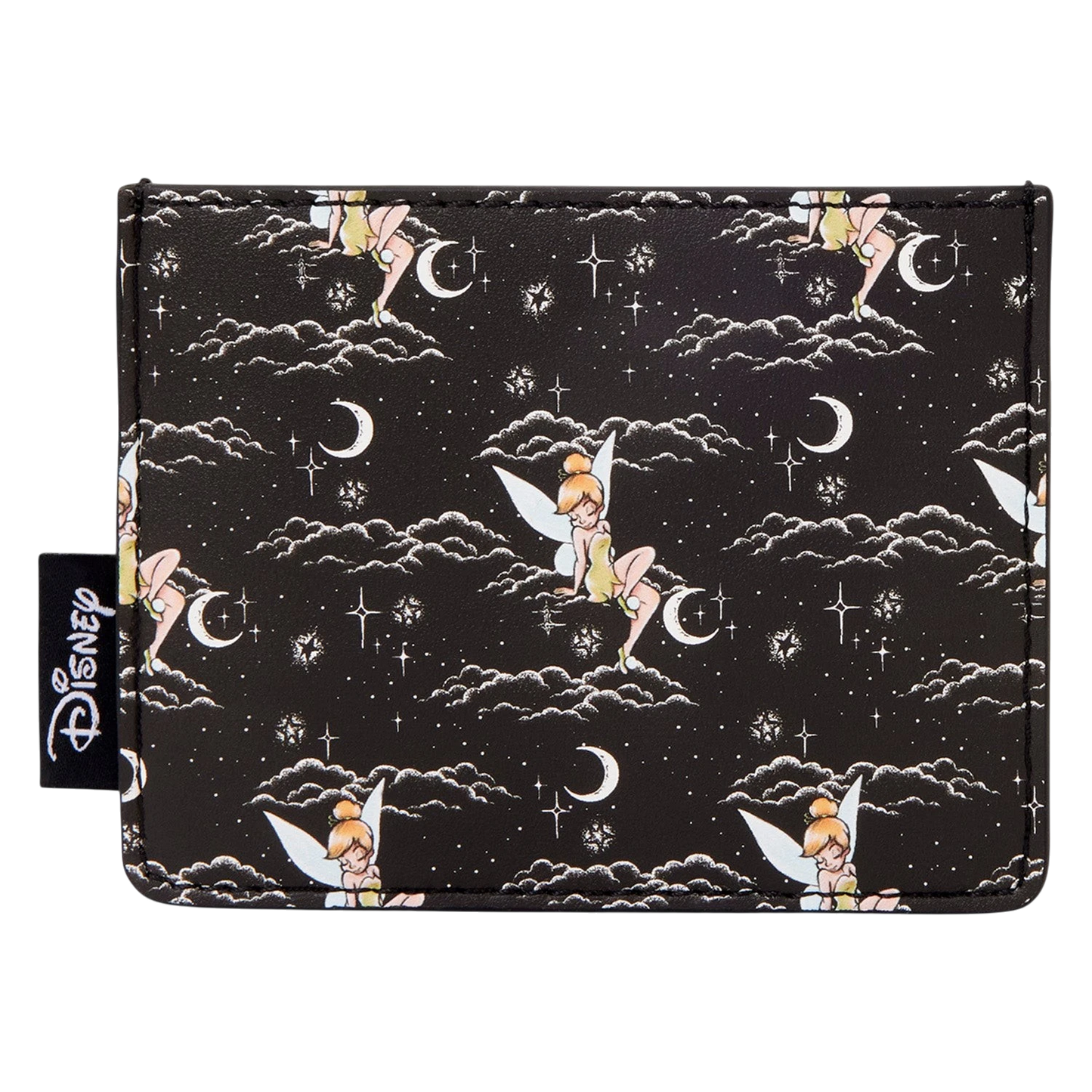 Cards & Comics Connection Disney Tinker Bell polyurethane card holder with a black night sky and fairy print
