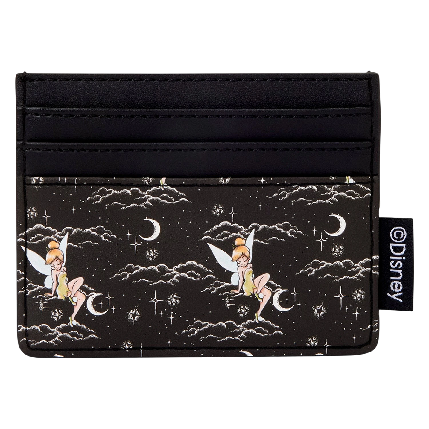 Cards & Comics Connection Disney Tinker Bell polyurethane card holder featuring a black night sky print with stars
