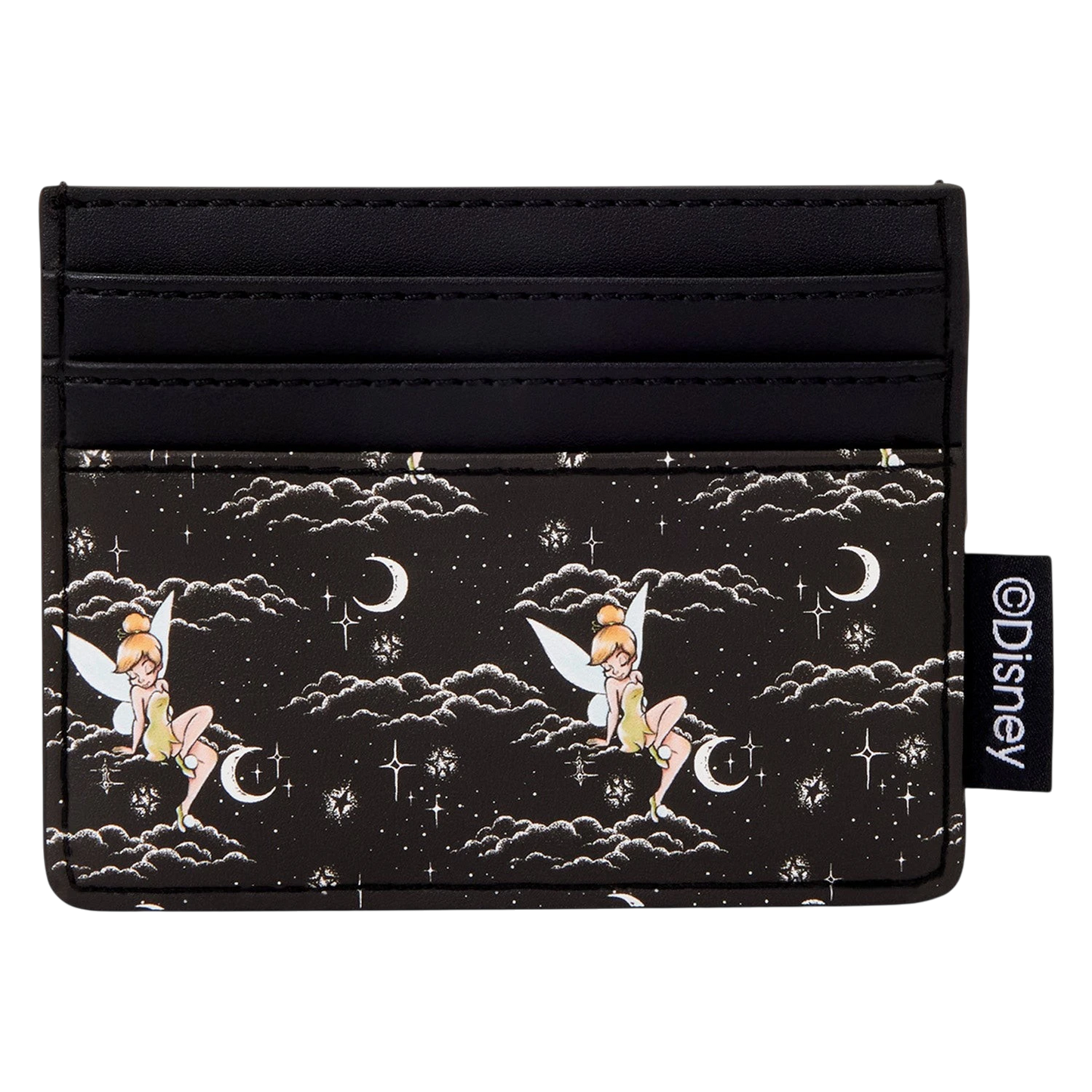 Cards & Comics Connection Disney Tinker Bell polyurethane card holder featuring a black night sky print with stars