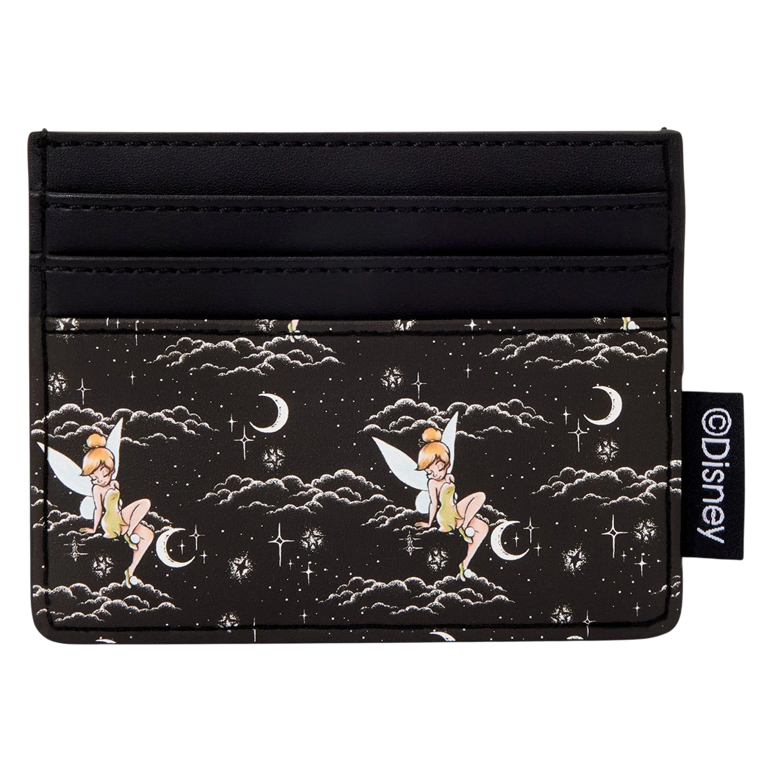 Cards & Comics Connection Disney Tinker Bell polyurethane card holder featuring a black night sky print with stars