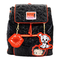 Betty Boop Quilted Heart Trinket Backpack w/ Acrylic Charms image 1