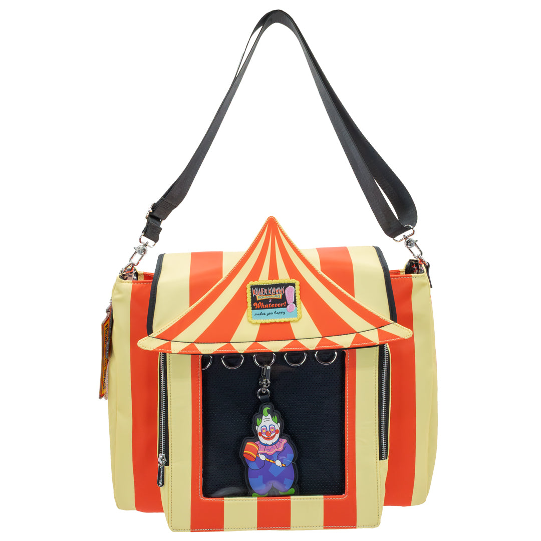 Killer Klowns From Outer Space Padded Pin Trading Tent Crossbody w/ Jumbo Charmr image 2