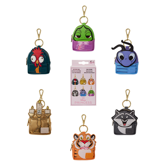 Disney Princess Sidekicks Cosplay Mystery Mini Backpack Keychain Charm image 0