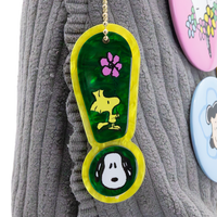 Peanuts Sherbet Spring Pins and Patches Corduroy Baguette Bag image 7