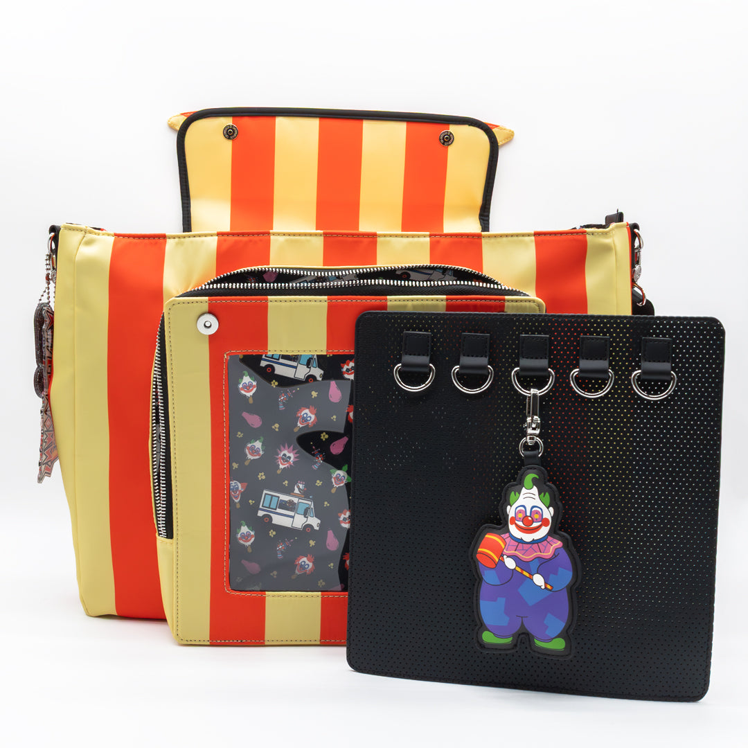 Killer Klowns From Outer Space Padded Pin Trading Tent Crossbody w/ Jumbo Charmr image 4