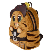 Shrek Puss In Boots Plush Cosplay Mini Backpack image 1
