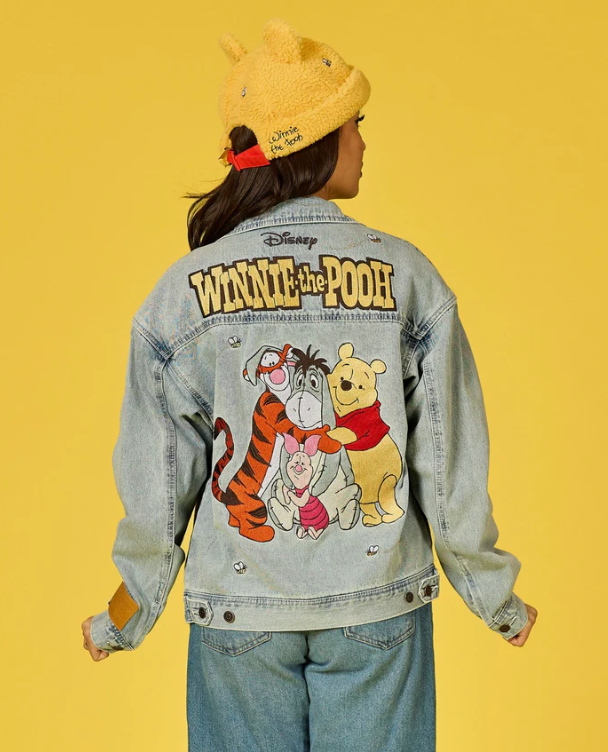 Winnie the Pooh 100th Anniversary Denim Jacket image 1
