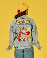 Winnie the Pooh 100th Anniversary Denim Jacket image 1