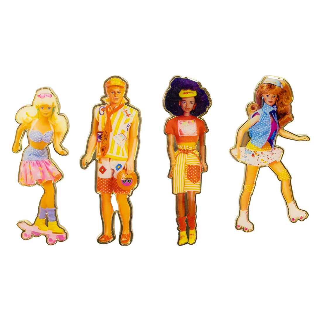 Barbie California Dreamin’ Vintage Toy Box Double Blind Mini ITA Bag Charm image 2