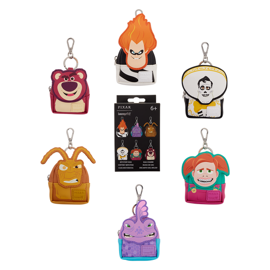 Pixar Rivals Cosplay Mystery Mini Backpack Keychain Charm image 0