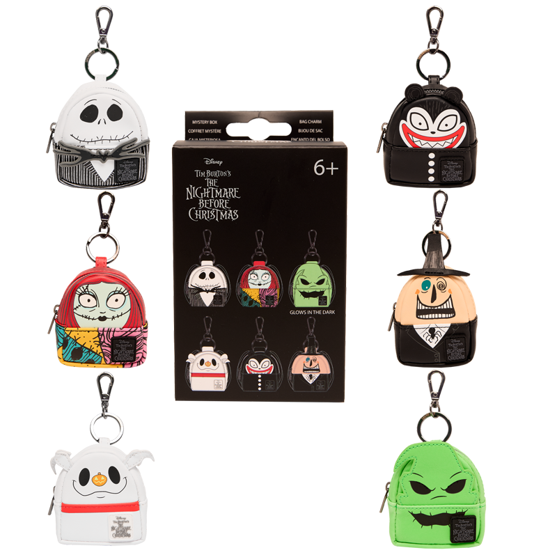 The Nightmare Before Christmas Cosplay Mystery Mini Backpack Keychain Charm image 0