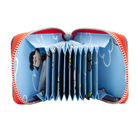 Peanuts 75th Anniversary “Happiness Is a Warm Puppy” Denim Accordion Wallet image 2