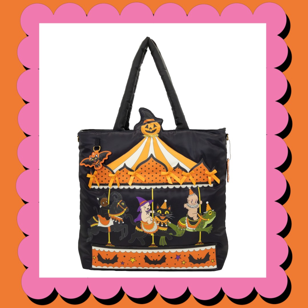 Kewpie Creepy Carousel Oversized Tote Bag