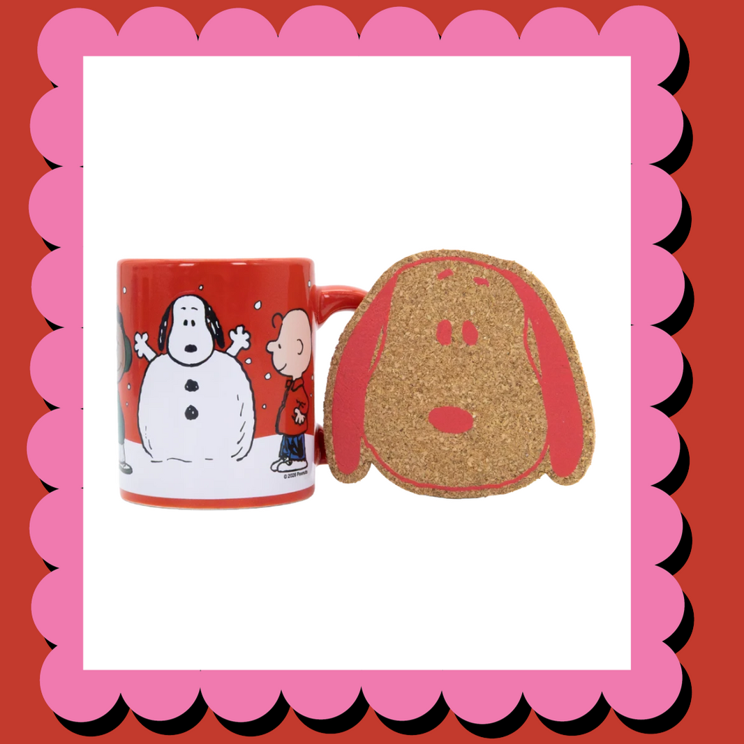 Peanuts Winter Scenes Mystery Box Mini Mug with Coaster