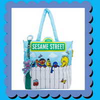 Whatever! Makes You Happy X Sesame Street Good Friends Great Times Oversized Tote Bag