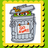 Whatever! Makes You Happy X Sesame Street Oscar the Grouch Mini Crossbody Bag