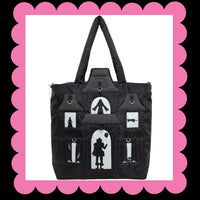WB Horror House Oversized Padded Tote Bag