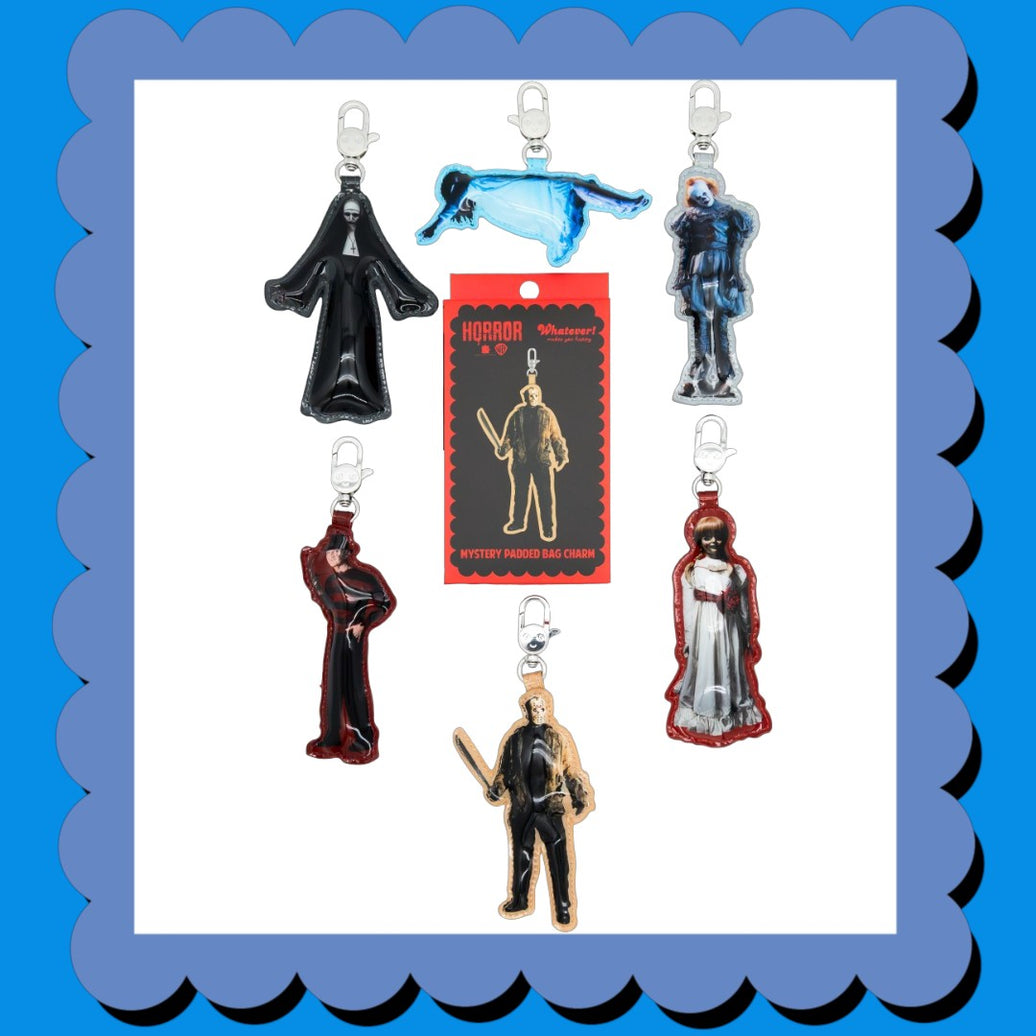 WB Horror Mystery Box Horror Icons Padded Vinyl Bag Charms